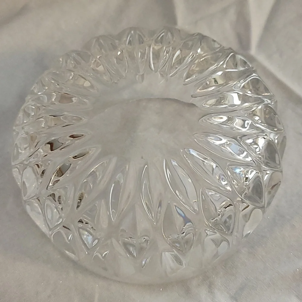 Vintage heavy glass